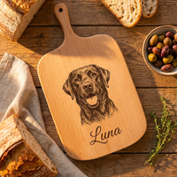 PawBoard - Gepersonaliseerde Houten Snijplank